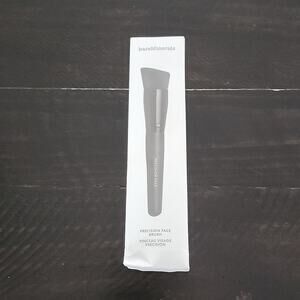 BARE MINERALS Precision Face Brush Foundation Powder Blush Makeup Vegan Black